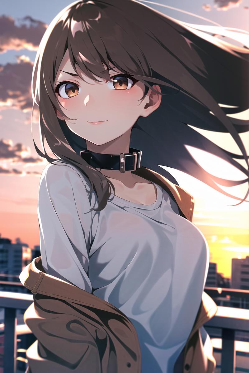 3978515144-2457037638-rolua, __1girl, backlighting, black collar, blurry, blurry background, blurry foreground, breasts, brown eyes, chromatic aberrat.png